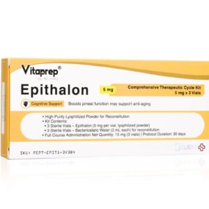 Epithalon, 5 mg (1 complete cycle: 15 mg total)