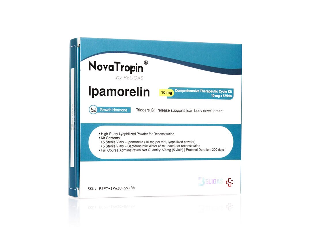 Ipamorelin, 10 mg (1 complete cycle: 50 mg total)