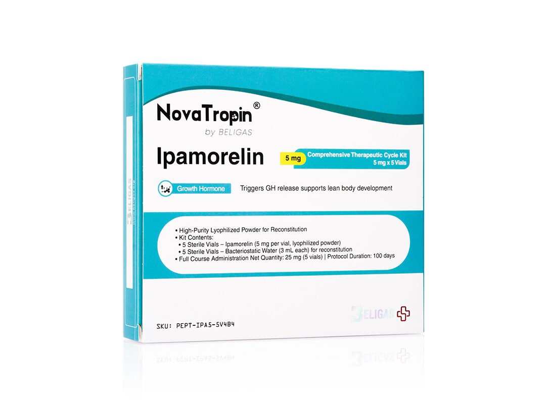 Ipamorelin, 5 mg (1 complete cycle: 25 mg total)