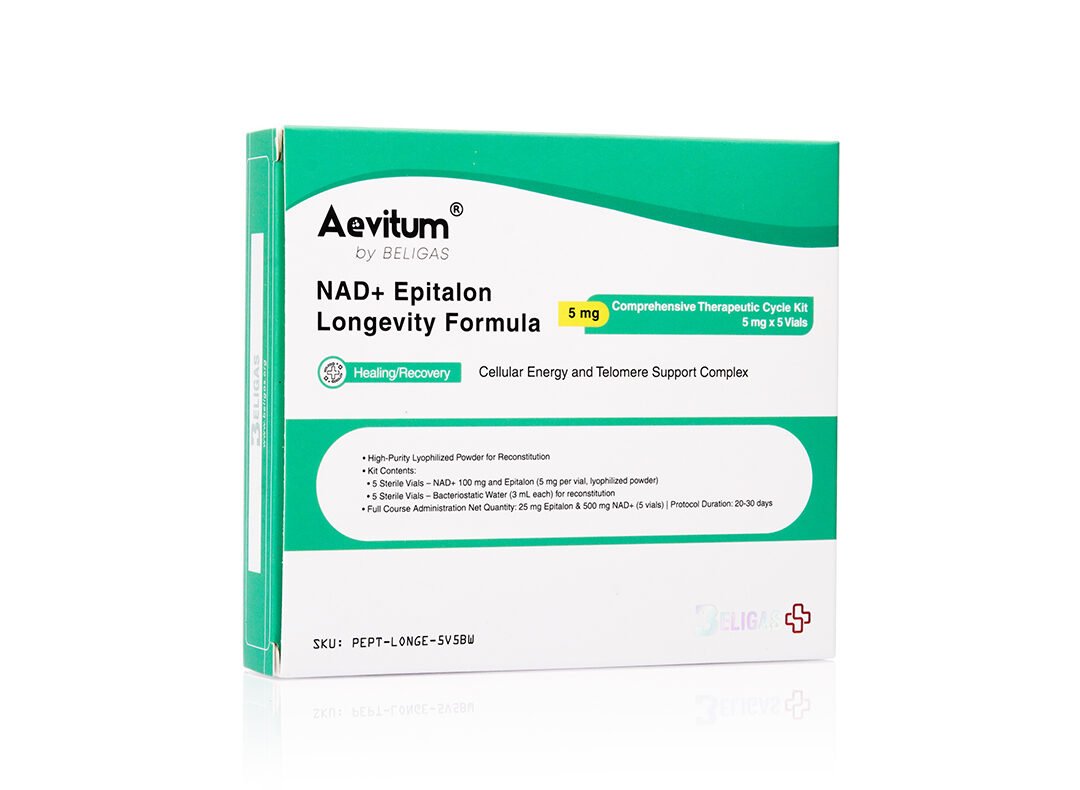 NAD+ & Epitalon, 5 mg (1 complete cycle: 25 mg total)