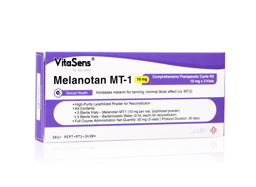 Melanotan MT-1, 10 mg (1 complete cycle: 30 mg total)